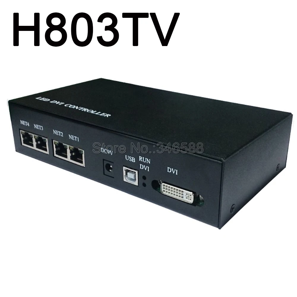  H803TV LED Master Controller Support 400000 Pixel DMX /SPI LIVE Transmission controller computer or