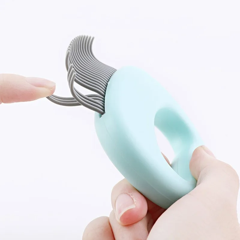 Cat Combs Grooming Massage Brush for Kitten Kitty Floating Hair Remover Handle Comb with Shell Shape Cat Grooming Supplies Cat Combs Grooming Massage Brush for Kitten Kitty Floating Hair Remover Handle Comb with Shell Shape Cat Grooming Supplies