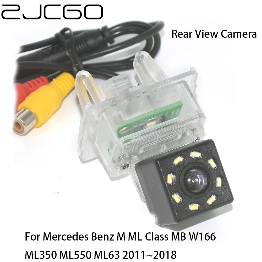 

ZJCGO Car Rear View Reverse Back Up Parking Night Vision Camera for Mercedes Benz M ML Class MB W166 ML350 ML550 ML63 2011~2018