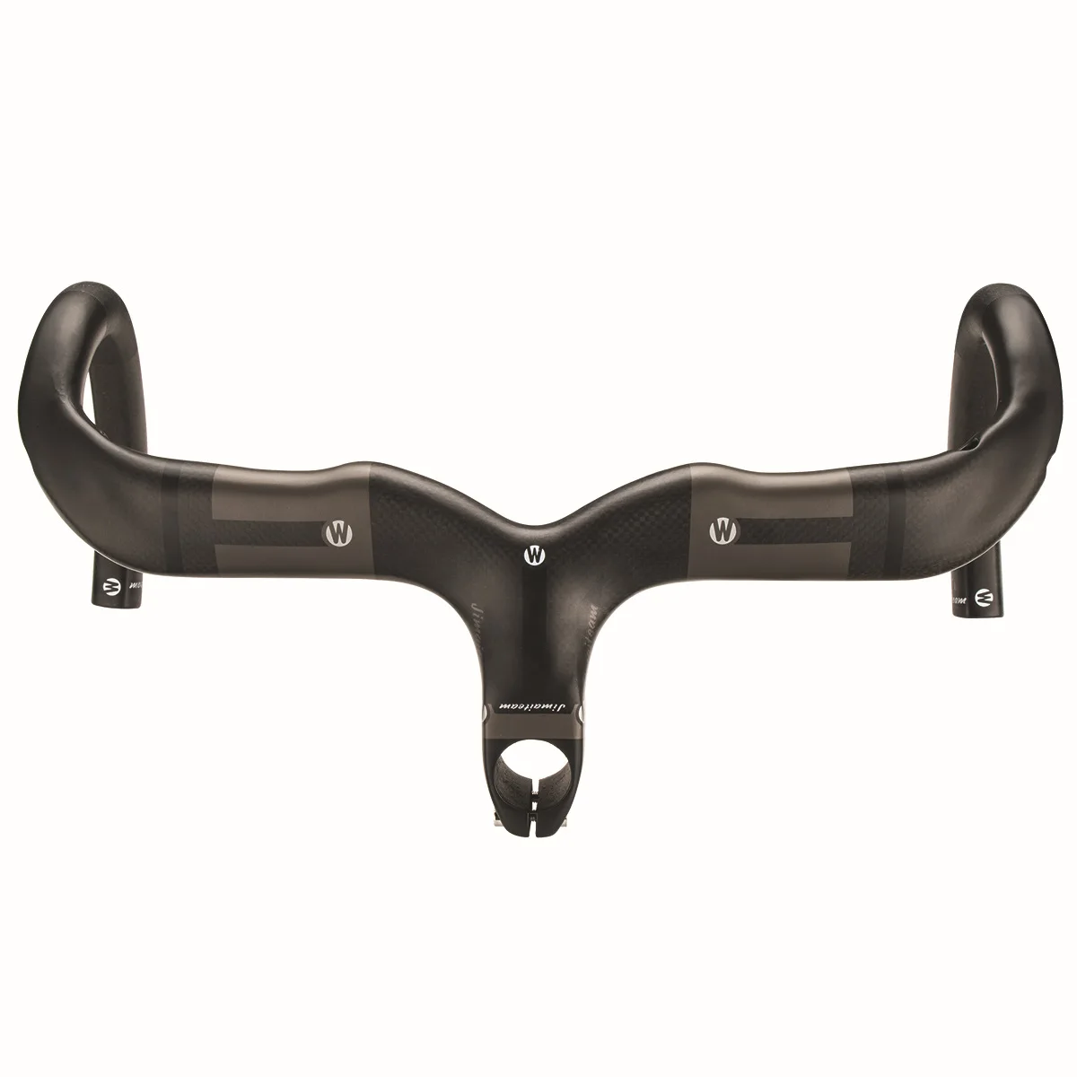 

Genuine Product jimaiteam All Carbon Fiber Road Bike Bent Handlebar Within Go Strip Line Stem One-piece Bent Handlebar 3k Patter