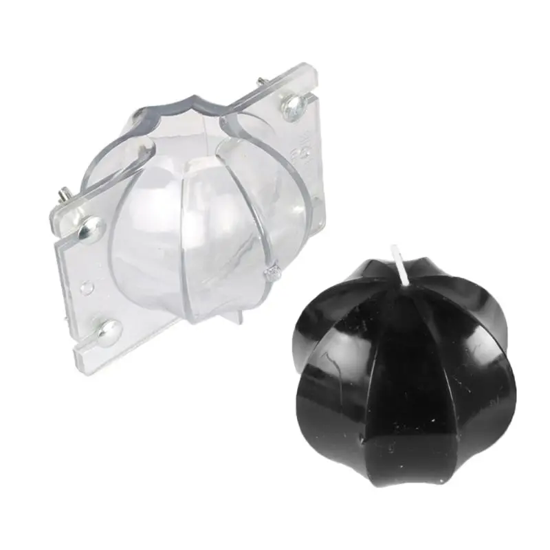 

Octagonal Sphere Shape Acrylic Candle Mold Handmade Wax Soap Mould Decor Tool