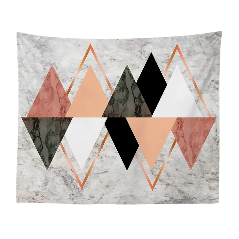 Геометрический неправильный узор Хиппи Мандала гобелен абстрактная живопись искусство настенный гобелен декор гостиной ремесла печать - Цвет: 23