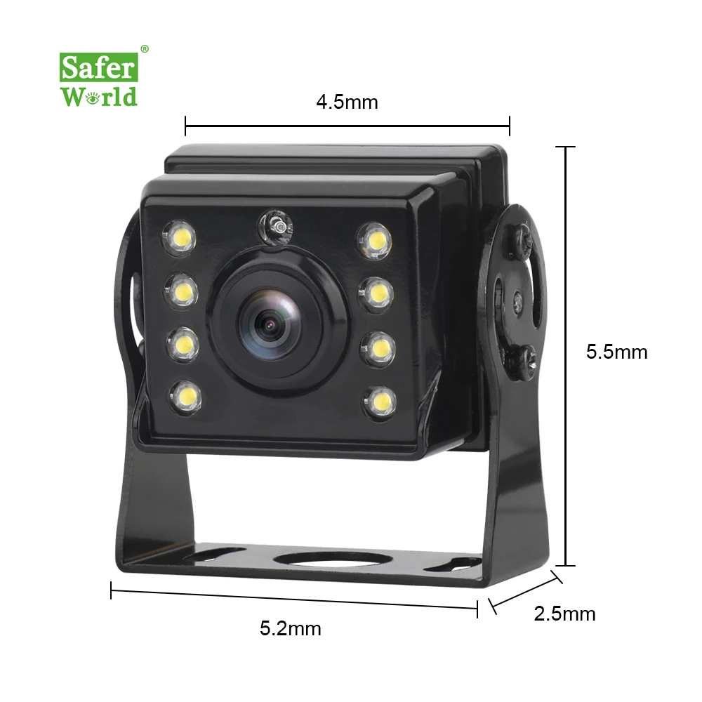 

Car Rearview Universal CMOS/CCD Reversing Waterproof IP67 HD 170 Degree Led Light Backup Parking Camera Kit
