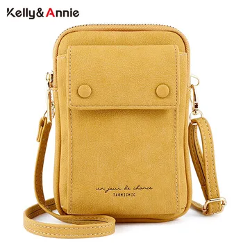 

Mini Crossbody Bag Matte Leather Cell Phone Bag Multi-Function Shoulder Bag Purse Women Small Messenger Bags Sac Bolsa NEW
