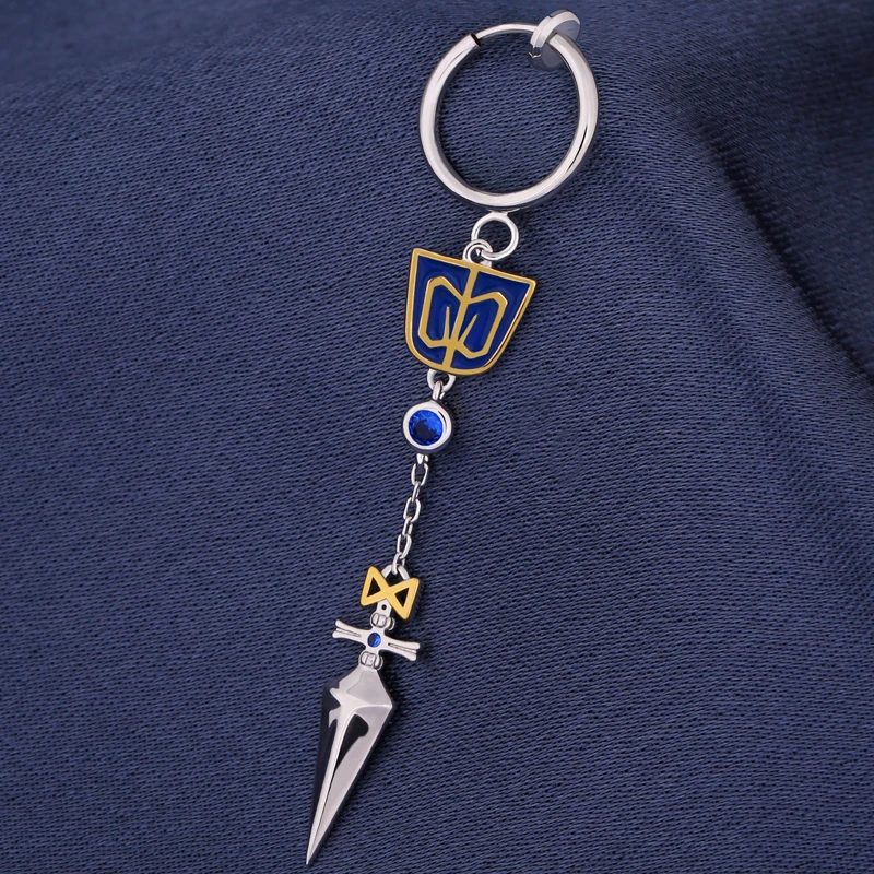 Аниме hunter×охотник Kurapika 925 серебряные серьги Косплей Декор ювелирные изделия ушной крючок ювелирные изделия ушной зажим коллекция для женщин мужчин