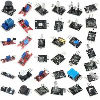 

37 In 1 Sensors Modules Kits Plastic Box For Arduino Uno R3 Mega2560 Mega328 Nano Raspberry Pi 3 2 (in Box)