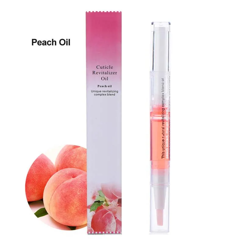 Peach Горячая 15 запахов ногтей питание масло ручка для росписи лаком для ногтей Лечение ногтей кутикулы восстанавливающее масло Предотвращение Agnail питание кожи Прямая поставка - Цвет: Peach