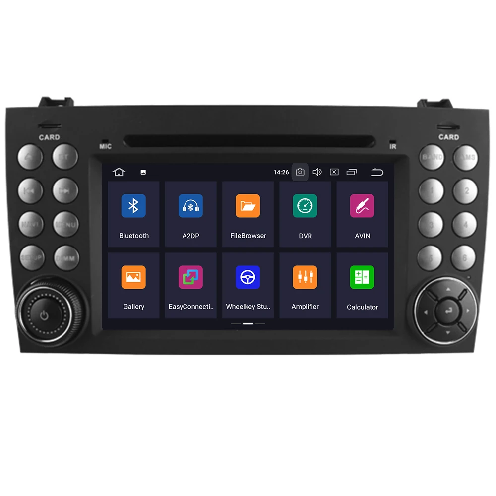 

Android 9.0 eight core In Dash 2 Din Car DVD Player For Mercedes Benz SLK R171 SLK230 W171 Car GPS Radio Audio Multimedia Stereo