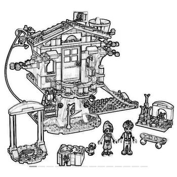 

Bela 10854 Friends Series Mia's Tree House Model Building Block 393pcs Bricks Educational Toy Gift Compatible Friends 41335