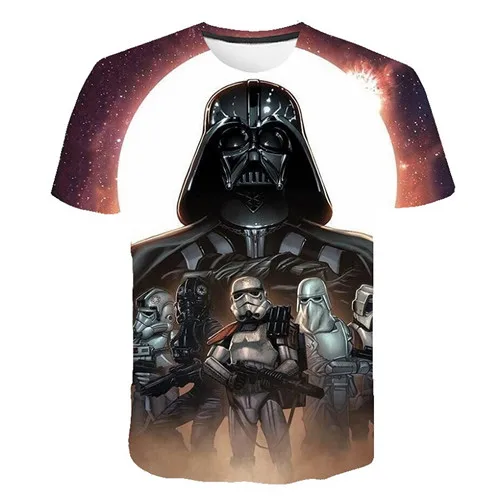 Футболка nuevas camisetas premium para hombre Star Wars trajes de dibujos animados camisetas de Pelicula, harajuku adulto Дротика - Цвет: Коричневый