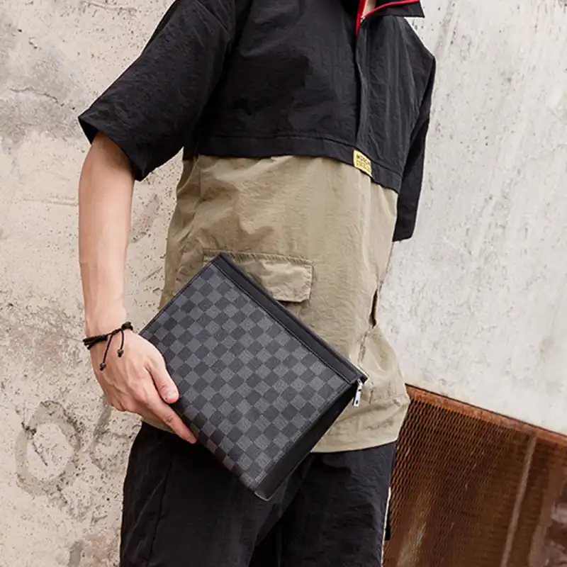 Puレザークラッチバッグメンズ財布クラシックなチェック柄ビジネスメンズのハンドバッグクラッチファッションデザイナー男高級ipadのクラッチバッグ財布 Aliexpress Puレザークラッチバッグメンズ財布クラシックなチェック柄ビジネスメンズのハンドバッグクラッチファッションデザイナー男高級ipadのクラッチバッグ財布 Aliexpress