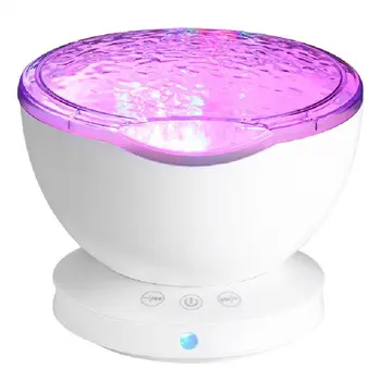 

Sleeping Sea Wave Little Night Lamp Cute Comfort Bedroom Aurora Galaxy Projector Cute Stars Moon Lamp Ocean