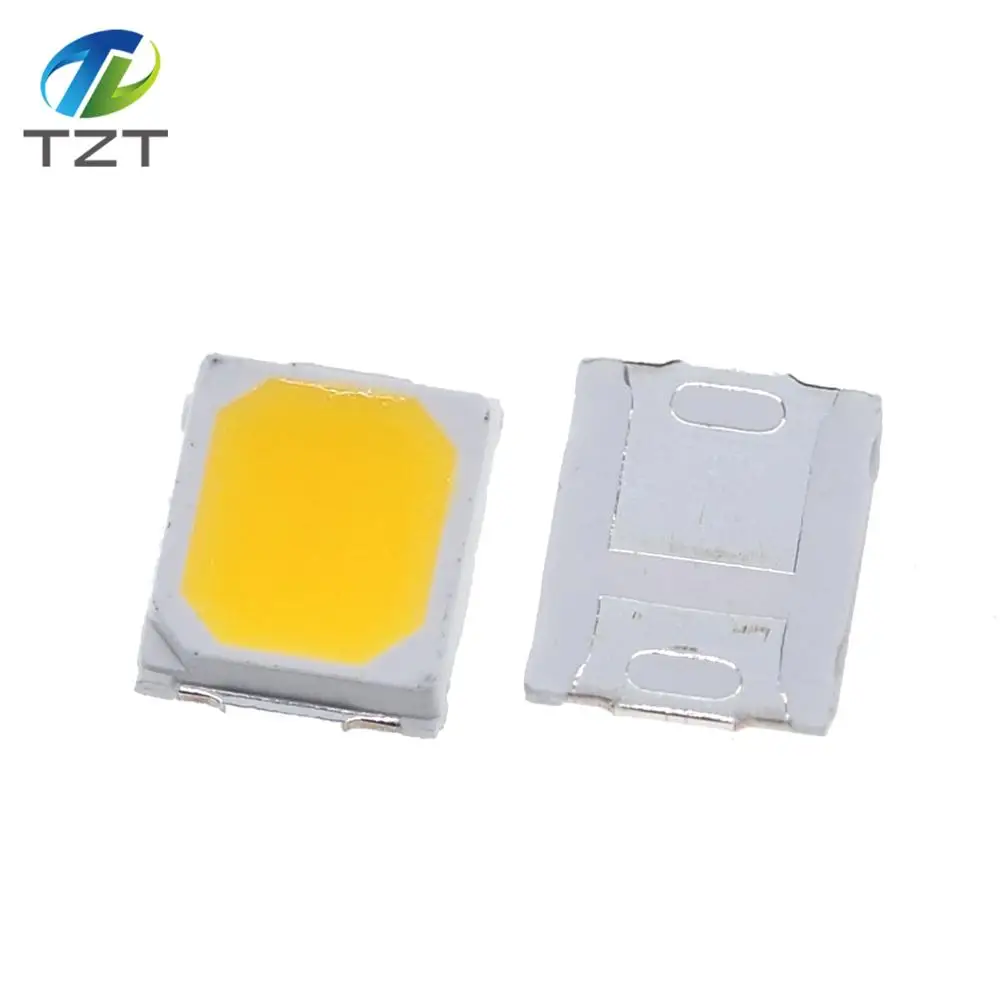 100pcs 0.2W SMD 2835 LED Lamp Bead 20-25lm White/Warm White SMD LED Beads LED Chip DC3.0-3.6V for All Kinds of LED Light