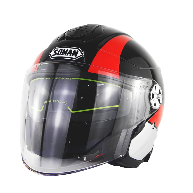 Мото rcycle шлем moto cross Casque hors route moto Casco внедорожный мультяшный capacete kask predator moto cross capacetes full face - Цвет: Black red