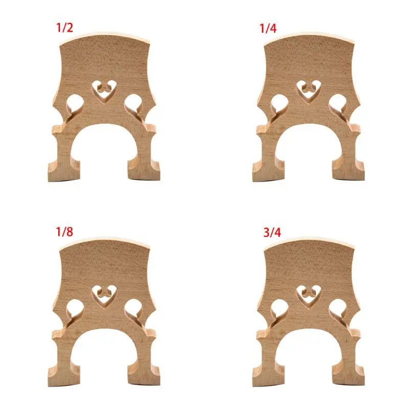 1 шт. изысканный Виолончель мост 4/4 3/4 1/2 1/4 1/8 Одежда высшего качества из кленового дерева