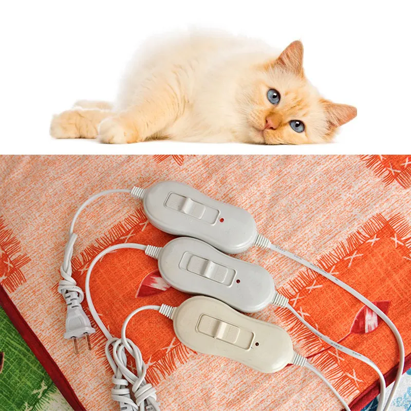40*60 см Pet Теплый Электрический нагреватель с подогревом коврик одеяло кровать собака кошка