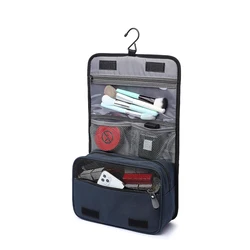 New Men Toiletry Bag Waterproof Polyester Travel Organizer Bags Clear Make Up Case Portable Cosmetic Storage Box Wash Tote Bag