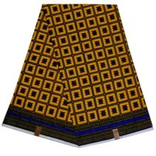 Анкара Африканский Воск продержалась африканская ткань реальный Принт 6 ярдов/партия для женщин платье