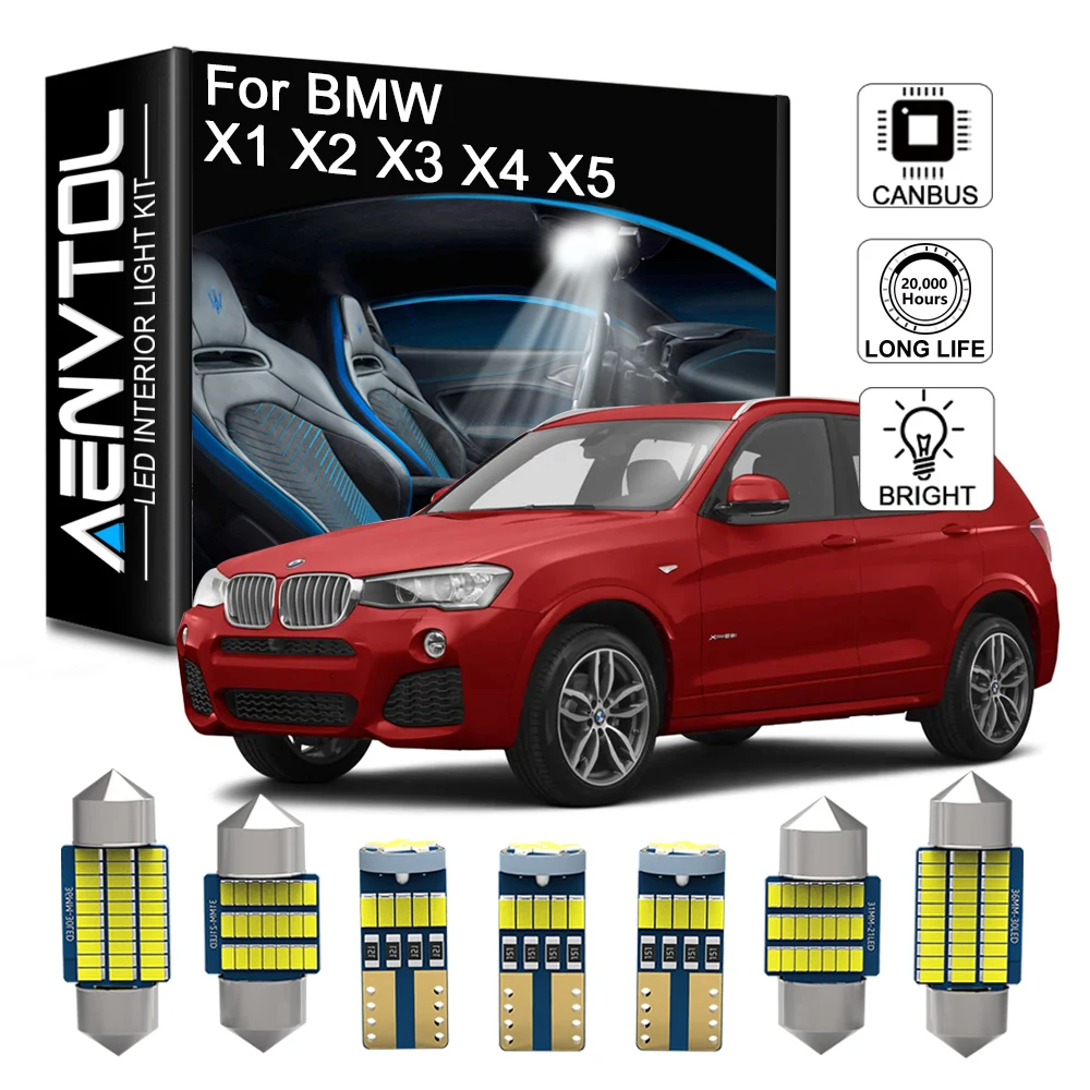 Seker для Canbus BMW X1 E84 E48 X3 E83 F25 X4 F26 X5 E53 E70 X6 E71 E72автомобильные товары лампы аксессуары