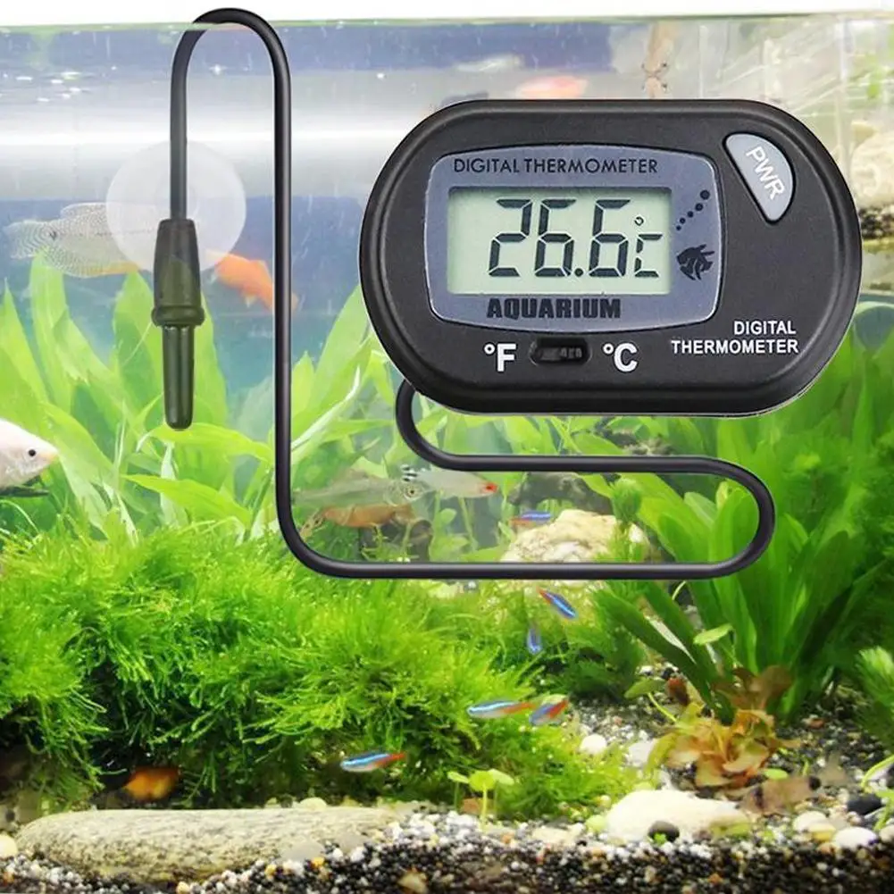 

Digital Thermometer Manufacturers Aquarium Fish Tank Battery Button Celsius Conversion LR44 Temperature Fahrenheit H9Z2
