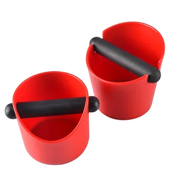 

ABS Coffee Knock Box Shock-Absorbent Durable Cafe Accessories with Non-Slip Rubber Base for Barista Coffee Grinding XH8Z