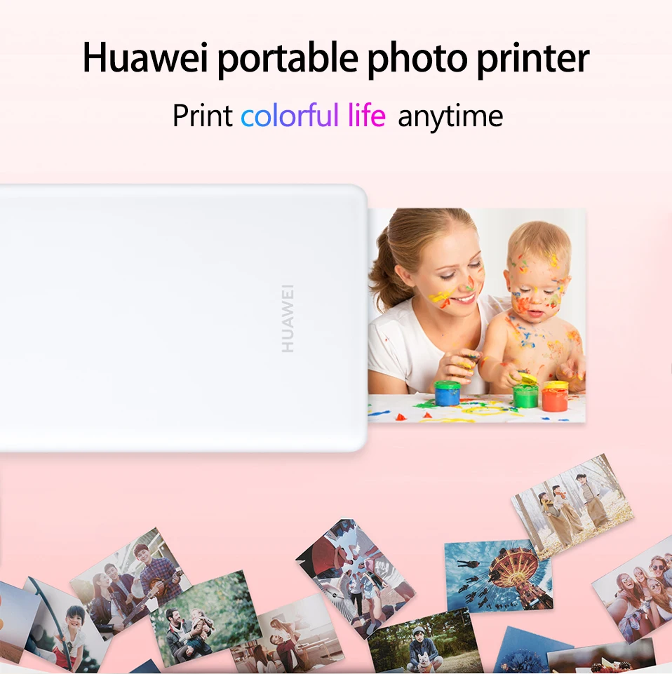 huawei мини-фотопринтер AR принтер Zink портативный карманный принтер Bluetooth 4,1 300 точек/дюйм поддержка DIY Share 500 мАч CV80