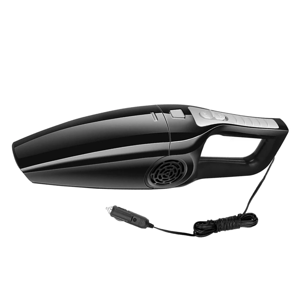 Car Vacuum Cleaner with LED Light, DC12-Volt Wet/Dry Portable Handheld Auto Vacuum Cleaner for Car, 5 Meters Cord