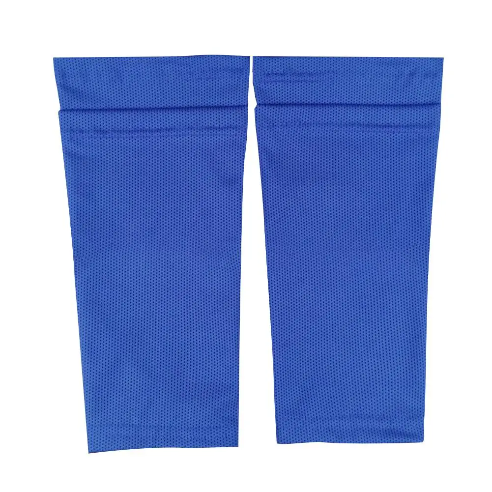 Blue Комплект из 2 предметов; футбольные леггинсы; спортивные носки; Двойные дышащие сетчатые футбольные леггинсы; Комплект носков; Двойные Дышащие носки - Цвет: Blue