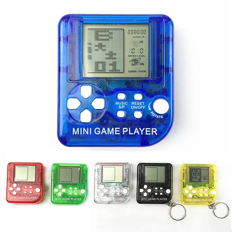 IG-Kids портативная игровая консоль мини тетрис портативные игрушки Новые портативные непрозрачные случайные цвета