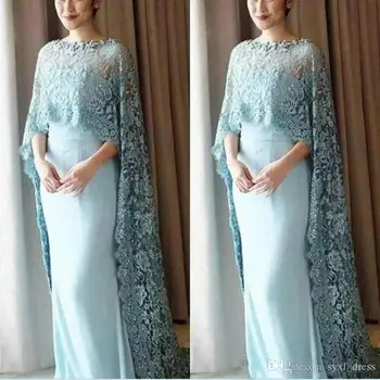 

2020 Mother Of The Bride Dresses Jewel Neck Gray Lace Appliques Beaded With Wrap Short Tea Length Party Evening Wedding gown