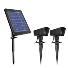 DishyKooker 2 в 1 на солнечных батареях прожектор для сада бассейна пруда открытый Рождество вилла Декор