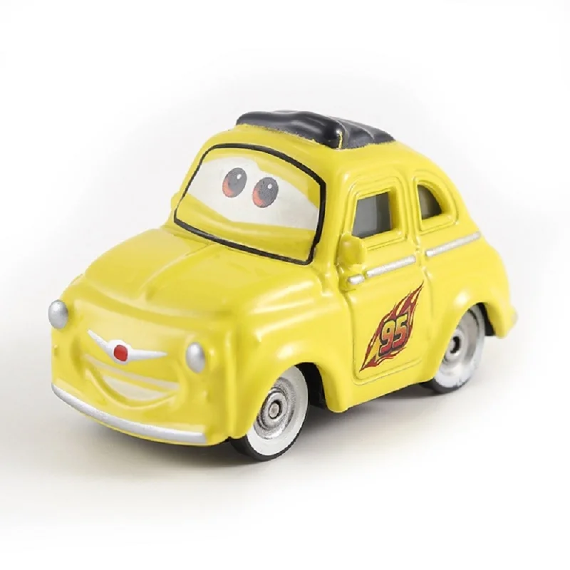 Автомобили disney Pixar Cars 3 Dinoco Lightning McQueen Mater 1:55 литая металлическая модель из сплава игрушка автомобиль для детей рождественские подарки - Цвет: 34