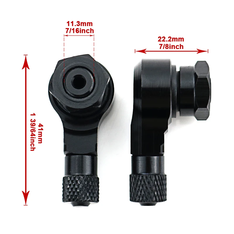 Motorcycle Front and Rear CNC Wheel Tubeless Tire Valve Stems 90 Degree 11.3mm Fit For HONDA ST1300