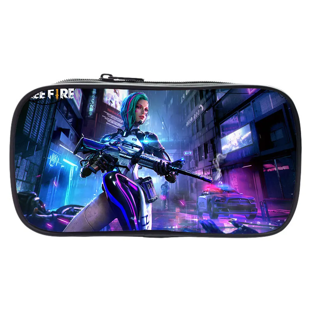 

Чехол для карандашей с рисунком игры Free Fire, многофункциональная сумка для ручек для школы, для мальчиков и девочек, милые канцелярские прина...