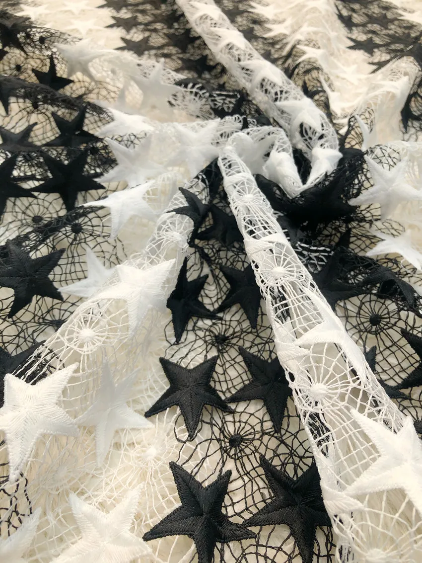 Nigerianischer Spitzenstoff im neuen Stil, 2025, hochwertige Spitze, wasserlöslich, bestickt, modischer weicher Spitzenstoff, 5 Yards – Detail 17