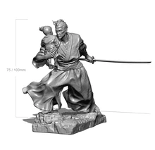 

1/24 75mm 1/18 100mm Resin Model Sekiro Shadows Warrior 3D Printing Figure Unpaint No Color RW-046