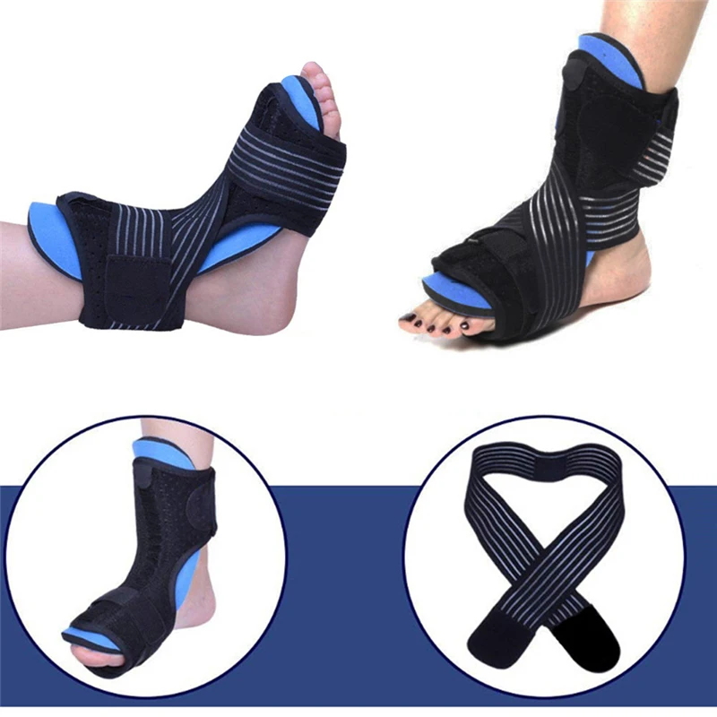 調節可能な足底筋膜炎足首サポーターサポート夜間背スプリント緩和痛み FXT 下垂足装具ブレース姿勢ユニ|矯正  サポーター| - AliExpress