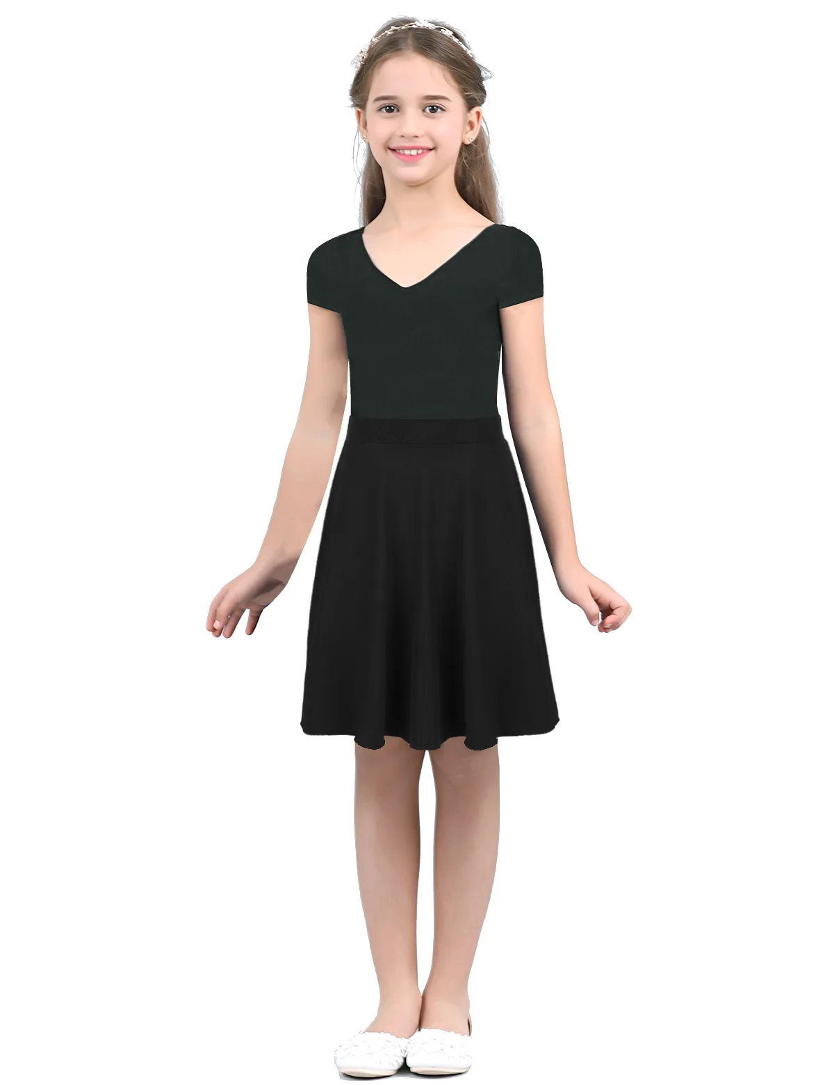 Kids Mini Skirt High Waist Casual Fashion Skater Skirts Esg16552 - China  Skirt and Skater Skirt price | Made-in-China.com