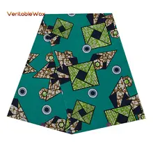 Африканская ткань, Анкара, Африканский настоящий воск, принты, хлопковая ткань, бриллиантовый узор, бинтареалвоск, высокое качество, вечерние платья 24FS1361