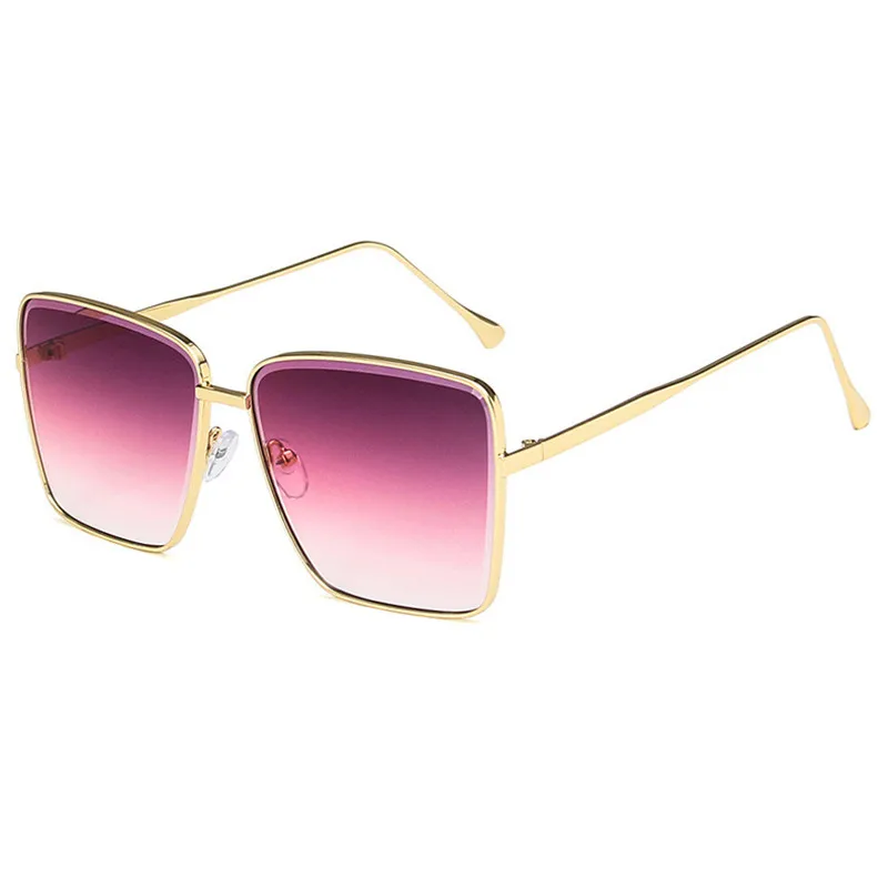 

Square Metal Frame Sunglasses Women Vintage Eyeglasses Female Sun Glasses Men Eyewear Male Gafas De Sol