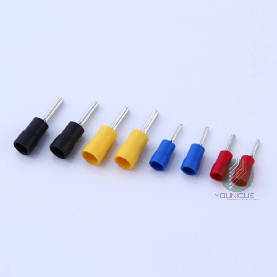 3M Heat Shrink Crimp #10 Fork Terminal Connector 14-16 AWG Blue 5 Pack