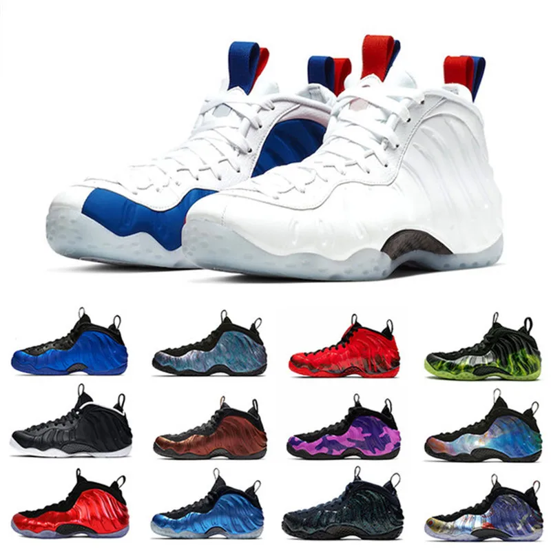 2019 Penny Hardaway Мужские баскетбольные кроссовки CNY цветочный флис Habanero красный