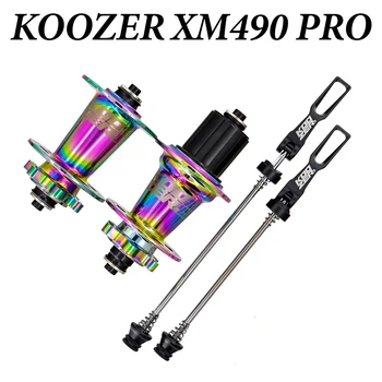 

NEW KOOZER XM490 PRO 32 Hole mtb bike Hub 4 Bearing MTB Disc Brake Hubs QR10x135 THRU 12x142mm Colorful Rainbow HUBS