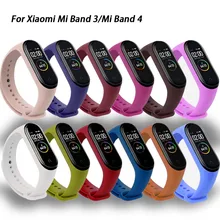 Для Xiaomi mi Band 4 3 силиконовый розовый сменный Браслет ремешок для Xiomi mi band 3 mi Band 4 3 band 4 ремешок на запястье