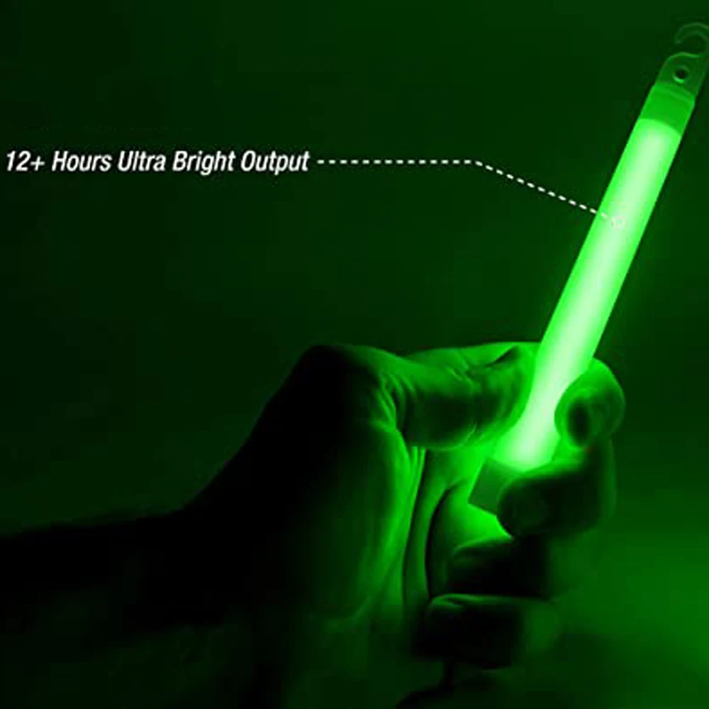 10pcs Military Survival Kit Glowing Stick Ultra Bright Emergency Light Sticks For Camping And Emergency Survival Earthquake