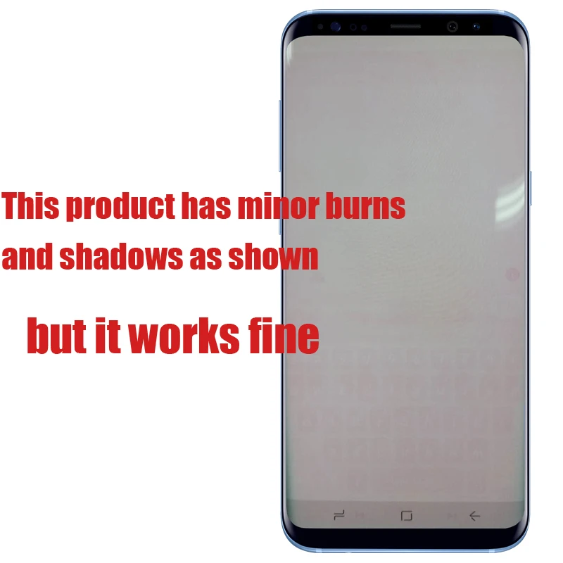 

For Samsung Galaxy S8 Lcd Display S8 plus G950 G950F G955fd G955F G955 Display + Touch Screen Digitizer With Burn Shadow Screen