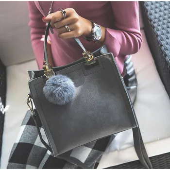 

Matte Leather Hangbags Purse Luxury Designer For Women New 2020 Trend Women's Retro Shoulder Bag Femal Travel Crossbody Tote Bag