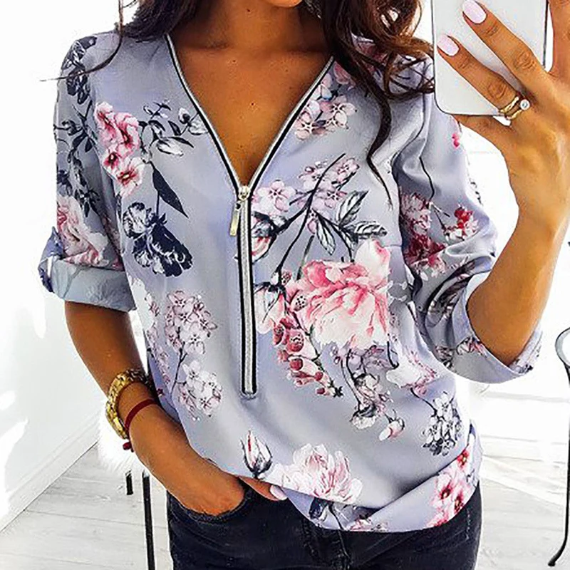 

2019 New Arrival Autumn Women Casual Chiffon Blouse Black Solid Half Sleeve Tops Shirts Blusas Brand Female Plus Big Size 5XL