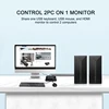 2X1 HDMI KVM Switch Box Selector HDMI Switch 2 In 1 Out Sharing USB 2.0 monitor mouse keyboard for 2 Computer Laptops PCs ► Photo 3/6
