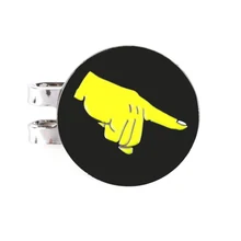 Сплав Магнитная Кепка для гольфа клип металлический мяч для гольфа прицеливания Маркер Козырек для гольфа клип наружные аксессуары для гольфа крутой острый предмет